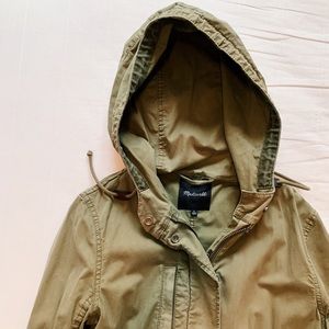 Madewell Surplus-Style Military Jacket in Olive